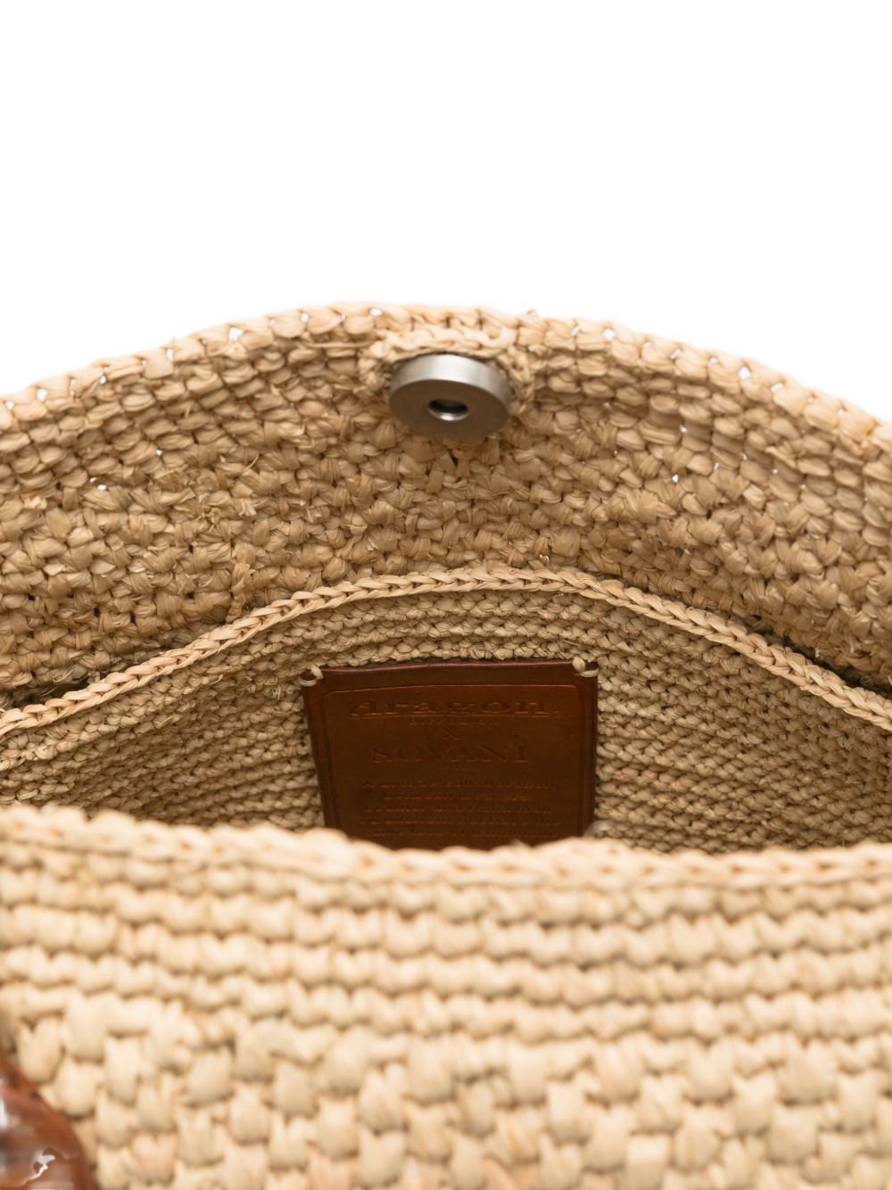 Borsa tote brunella in beige DRAGON DIFFUSION x Sovani - donna 