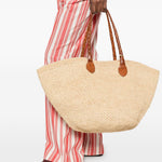 Borsa tote brunella in beige DRAGON DIFFUSION x Sovani - donna 