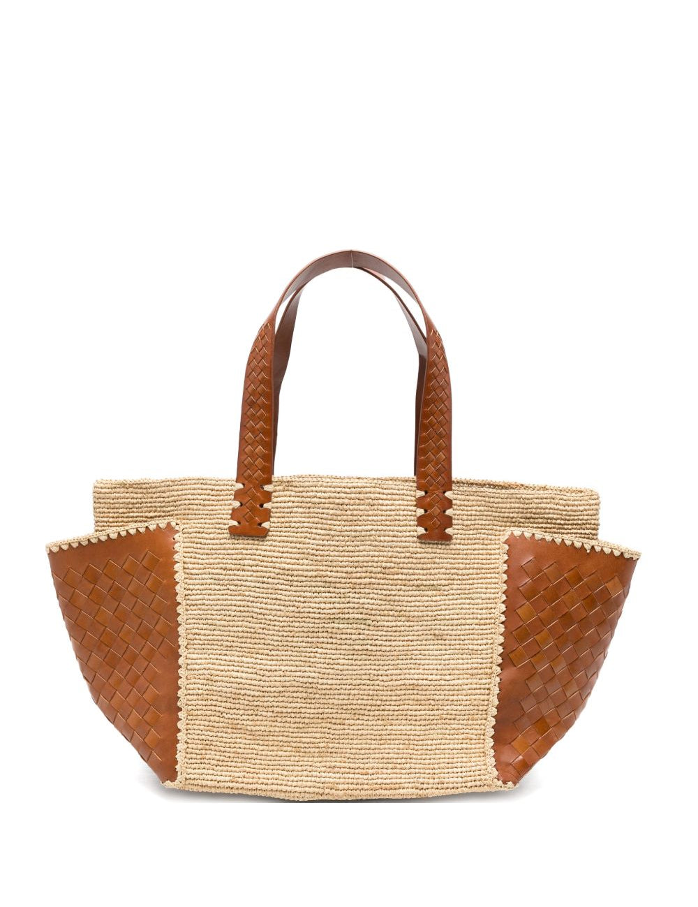 Borsa tote chloe in beige DRAGON DIFFUSION x Sovani - donna 