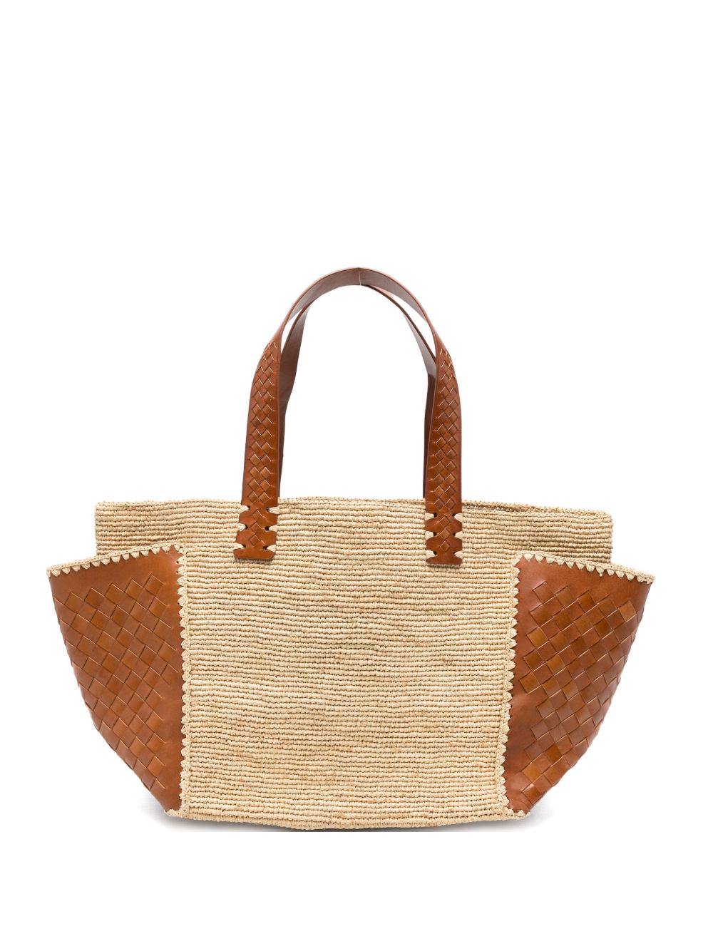 Borsa tote chloe in beige DRAGON DIFFUSION x Sovani - donna 