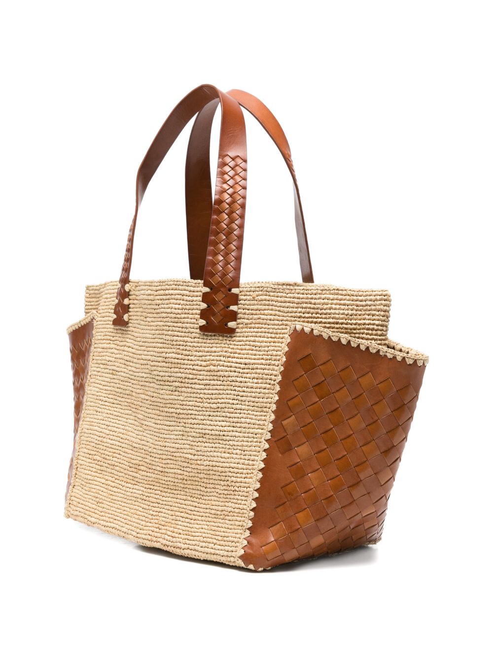 Borsa tote chloe in beige DRAGON DIFFUSION x Sovani - donna 