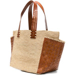 Borsa tote chloe in beige DRAGON DIFFUSION x Sovani - donna 