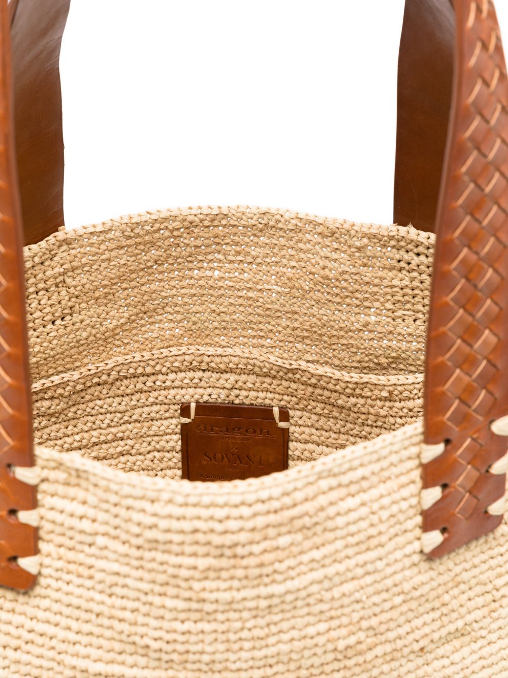 Borsa tote chloe in beige DRAGON DIFFUSION x Sovani - donna 