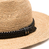 Cappello intrecciato in beige Dragon diffusion x sovani  - donna 