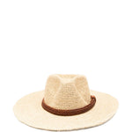 Cappello in paglia in beige Dragon diffusion x sovani - donna 