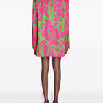 Blazer con stampa floreale bliss in verde e rosa Dries van noten - donna 