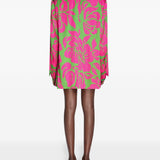Blazer con stampa floreale bliss in verde e rosa Dries van noten - donna 