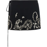Gonna mini con cristalli gabrina in nero Dries van noten - donna 