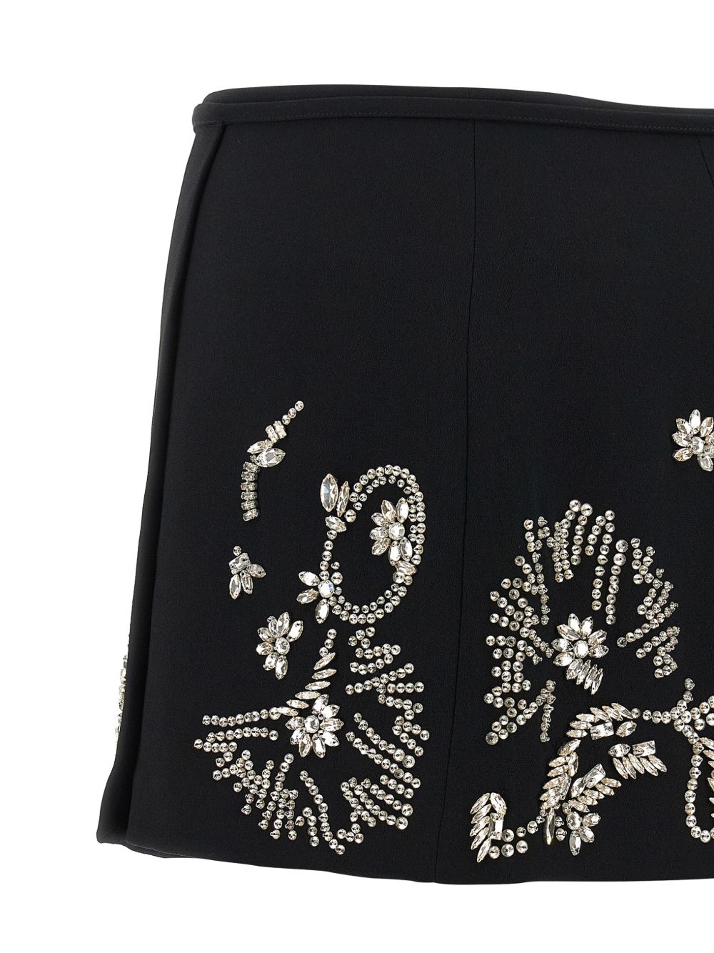 Gonna mini con cristalli gabrina in nero Dries van noten - donna 