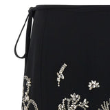 Gonna mini con cristalli gabrina in nero Dries van noten - donna 