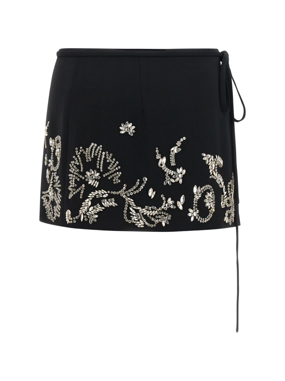 Gonna mini con cristalli gabrina in nero Dries van noten - donna 