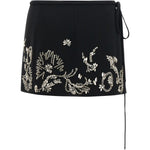 Gonna mini con cristalli gabrina in nero Dries van noten - donna 