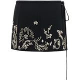 Gonna mini con cristalli gabrina in nero Dries van noten - donna 