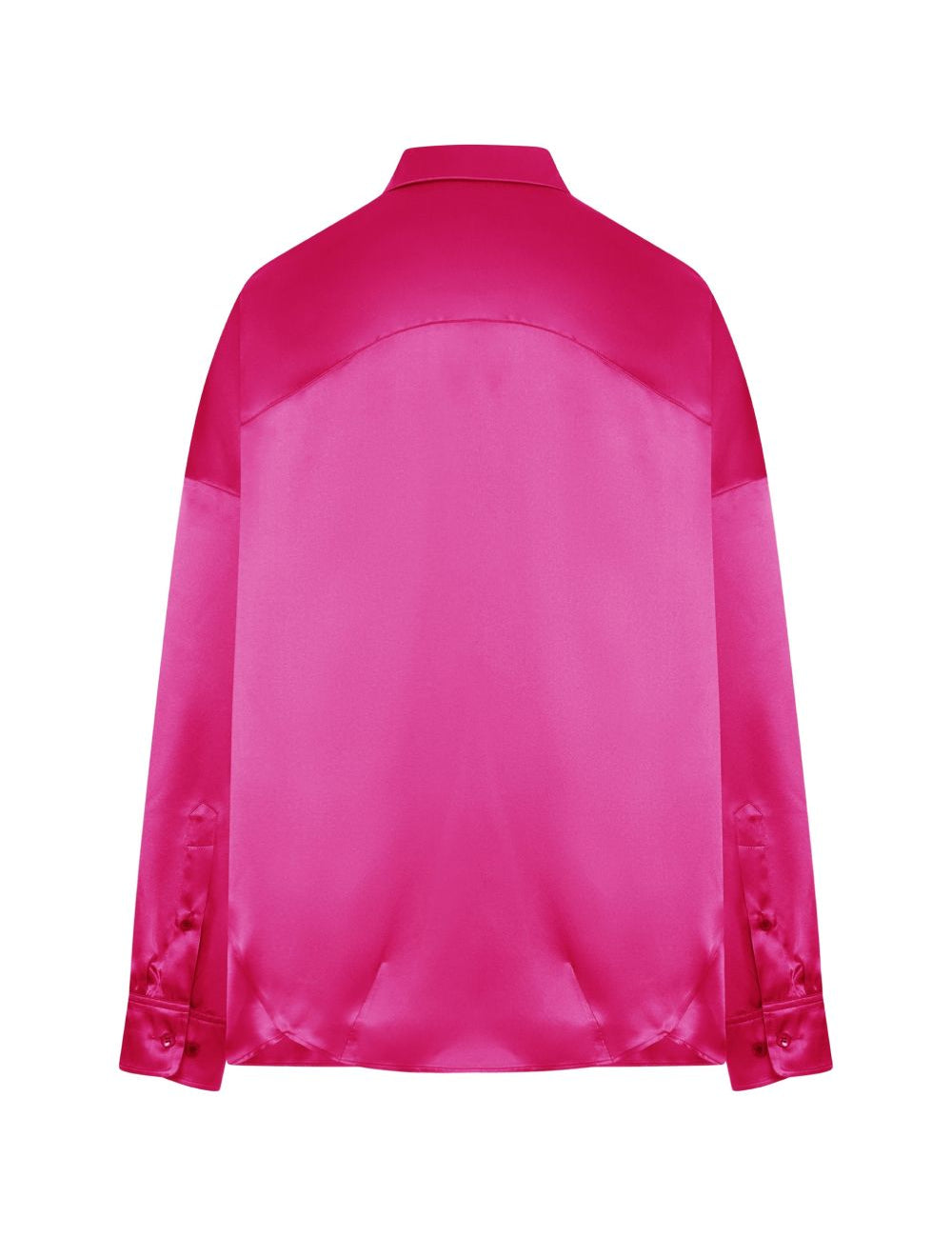 Camicia casia con finitura satinata in rosa Dries van noten - donna 