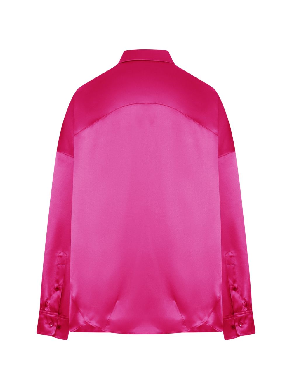 Camicia casia con finitura satinata in rosa Dries van noten - donna 
