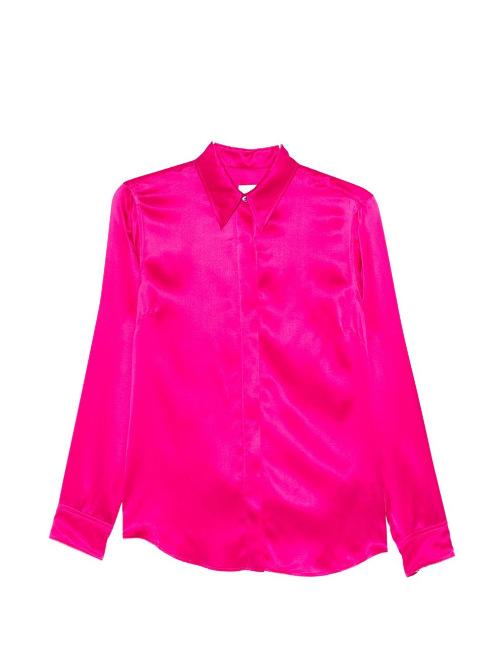 Camicia chowy con finitura satinata in rosa Dries van noten - donna 