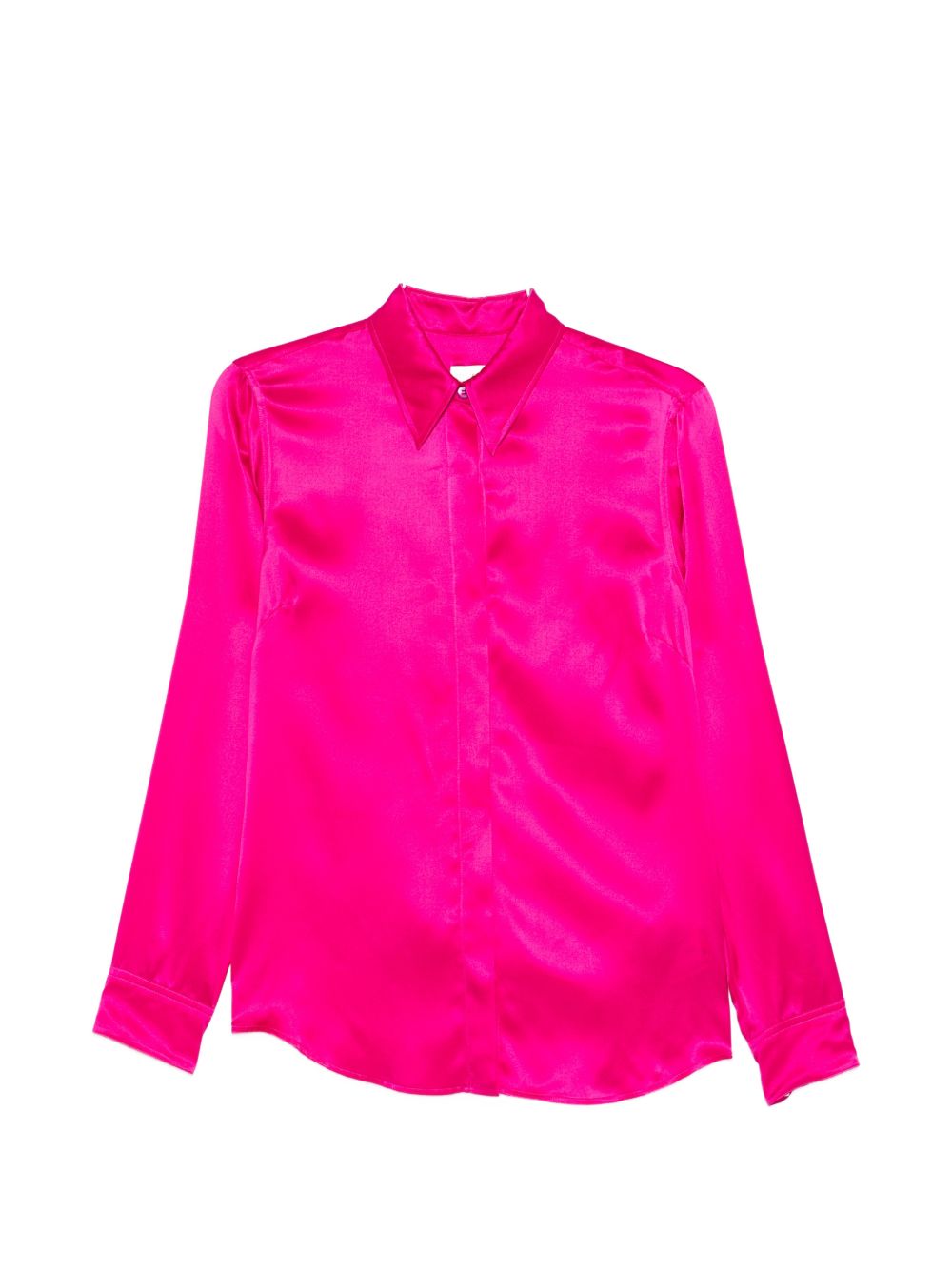 Camicia chowy con finitura satinata in rosa Dries van noten - donna 