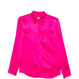 Camicia chowy con finitura satinata in rosa Dries van noten - donna 