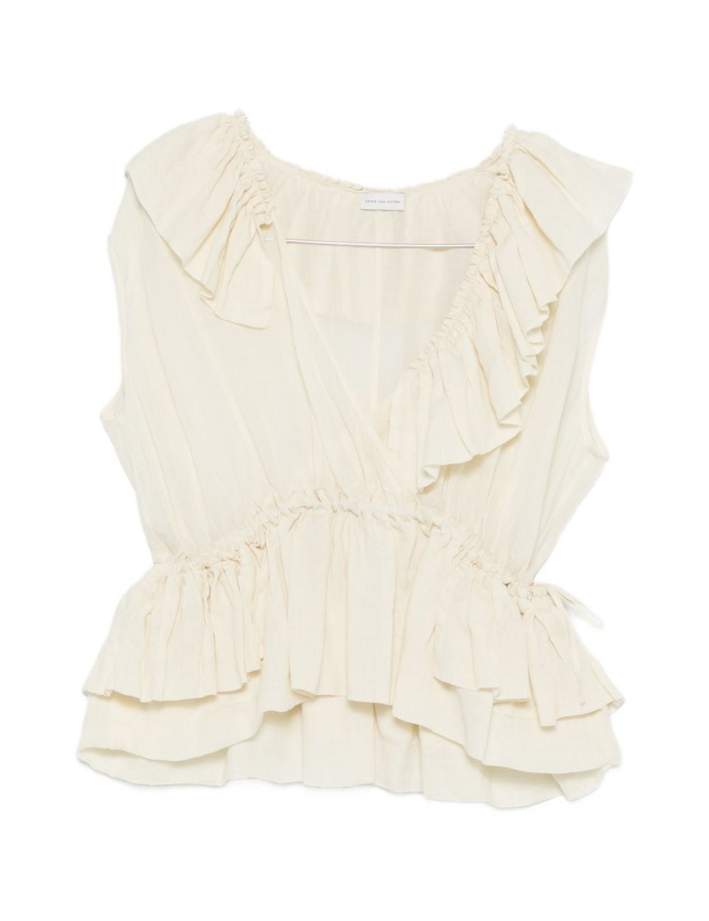 Top cally in avorio dries van noten - donna 