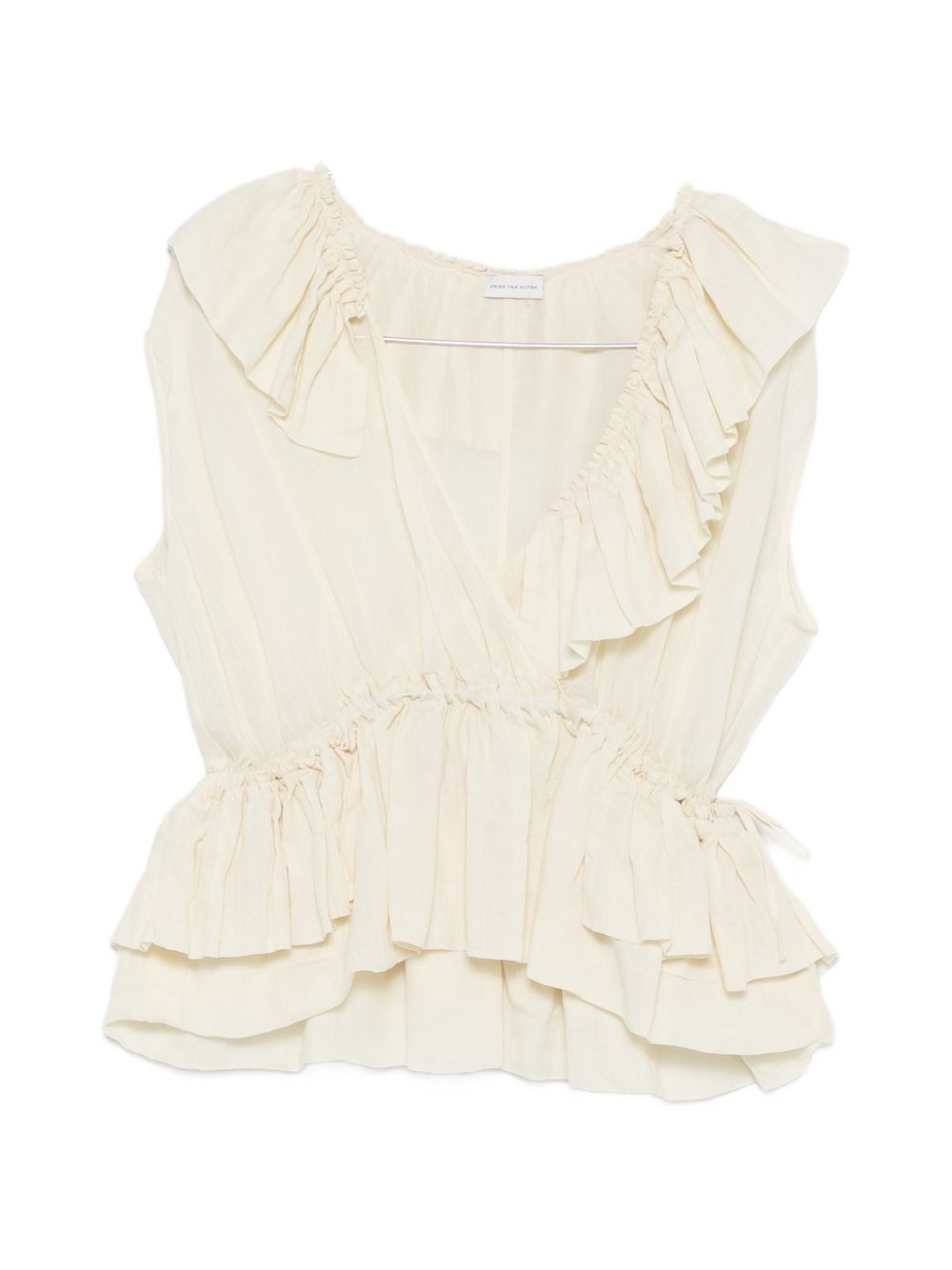 Top cally in avorio dries van noten - donna 