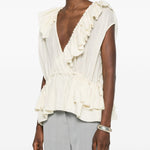Top cally in avorio dries van noten - donna 
