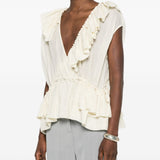 Top cally in avorio dries van noten - donna 