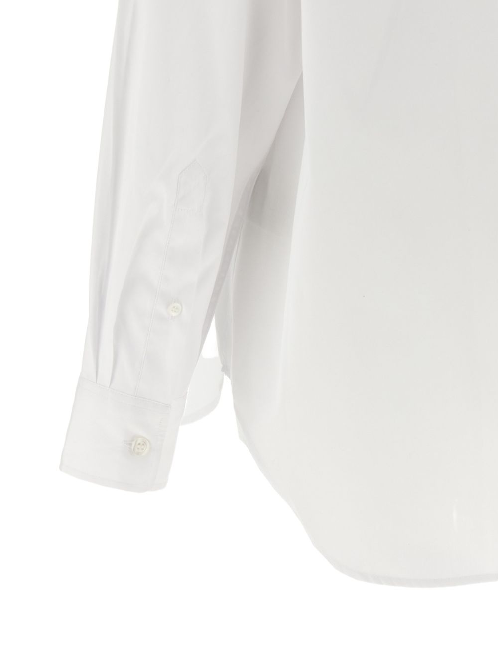 Camicia di cotone a maniche lunghe cheers in bianco Dries van noten - donna 