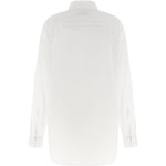 Camicia di cotone a maniche lunghe cheers in bianco Dries van noten - donna 