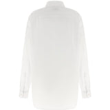 Camicia di cotone a maniche lunghe cheers in bianco Dries van noten - donna 