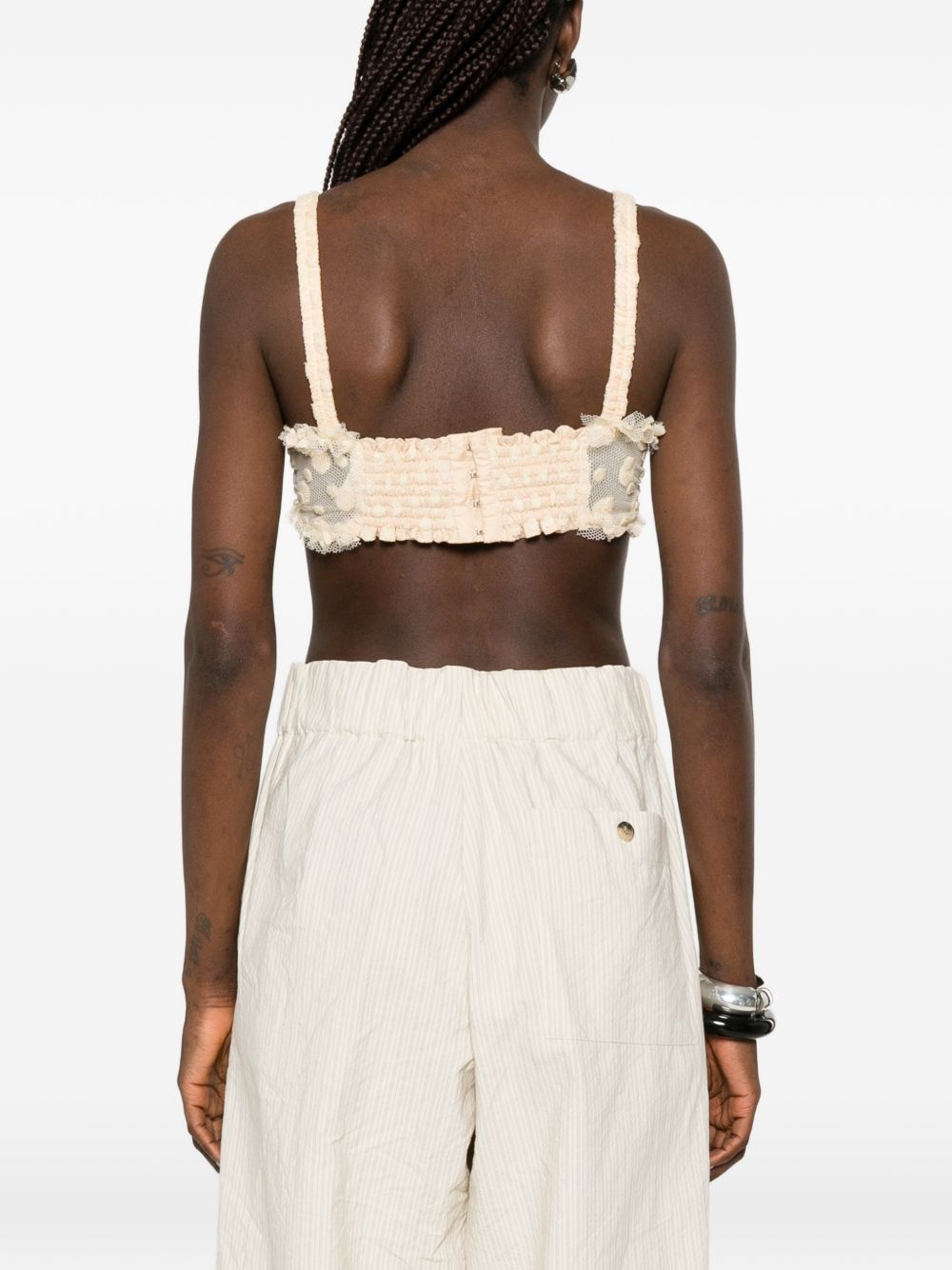 Top a pois in rosa Dries van noten - donna 