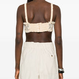 Top a pois in rosa Dries van noten - donna 