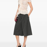Top in seta Chuchu plissettato in rosa cipria Dries van noten - donna 