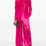 Camicia Chowsa con ricami floreali in rosa Dries van noten - donna 