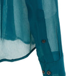 Camicia Chowsa con ricami floreali in verde Dries van noten - donna 