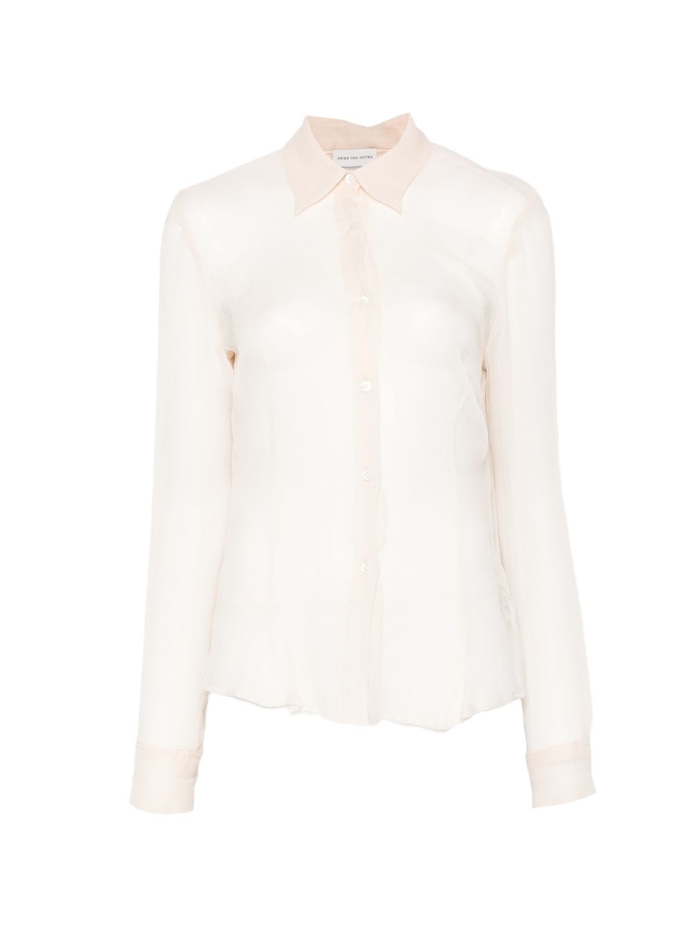 Camicia semi-trasparente cloudy in avorio Dries van noten - donna 
