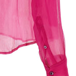 Camicia semi-trasparente cloudy in rosa  Dries van noten - donna 