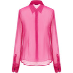 Camicia semi-trasparente cloudy in rosa  Dries van noten - donna 