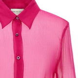 Camicia semi-trasparente cloudy in rosa  Dries van noten - donna 