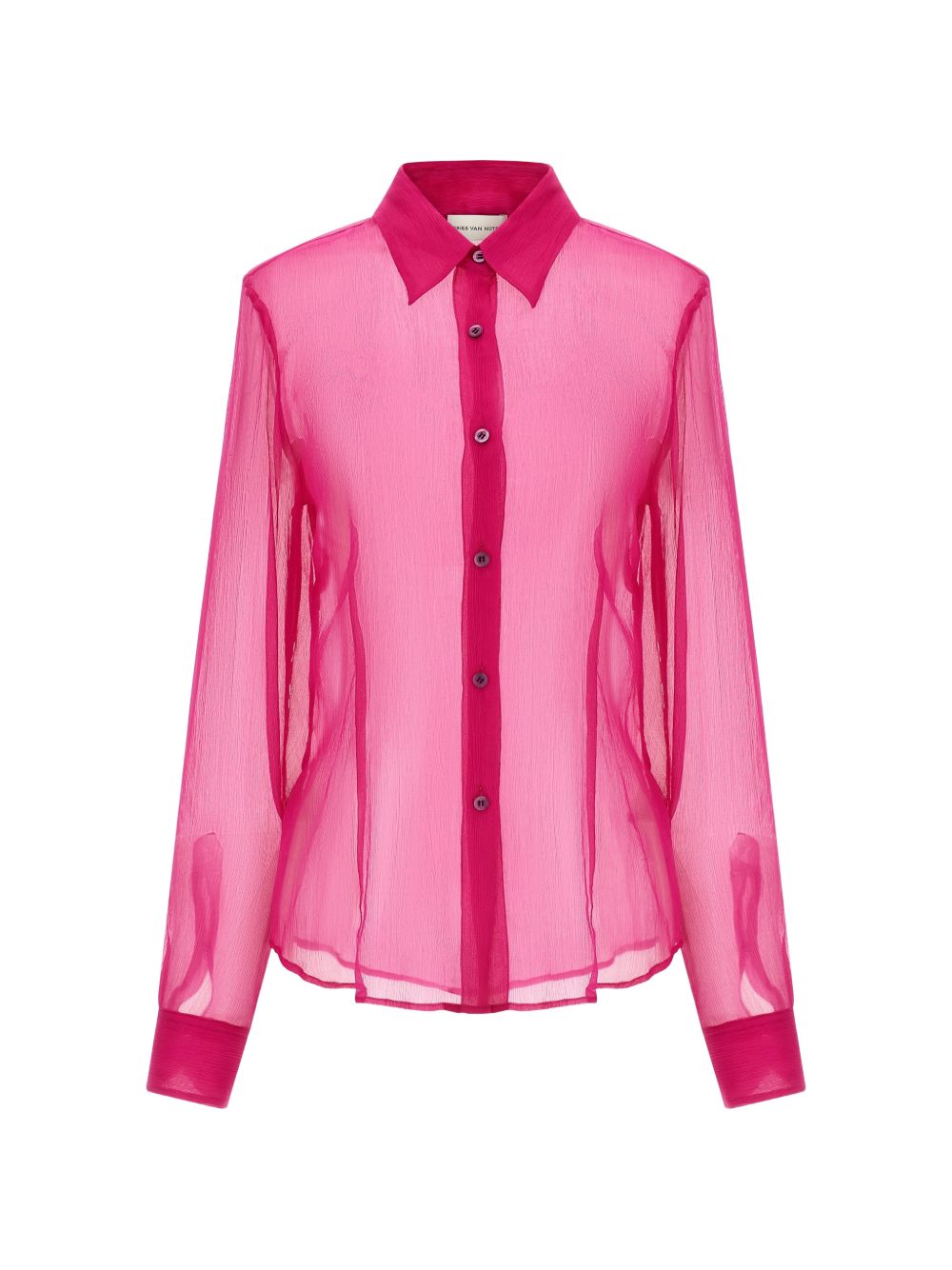 Camicia semi-trasparente cloudy in rosa  Dries van noten - donna 