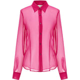 Camicia semi-trasparente cloudy in rosa  Dries van noten - donna 