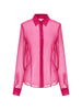 Dries Van Noten Women's Semi-Transparent Cloudy Pink Shirt
