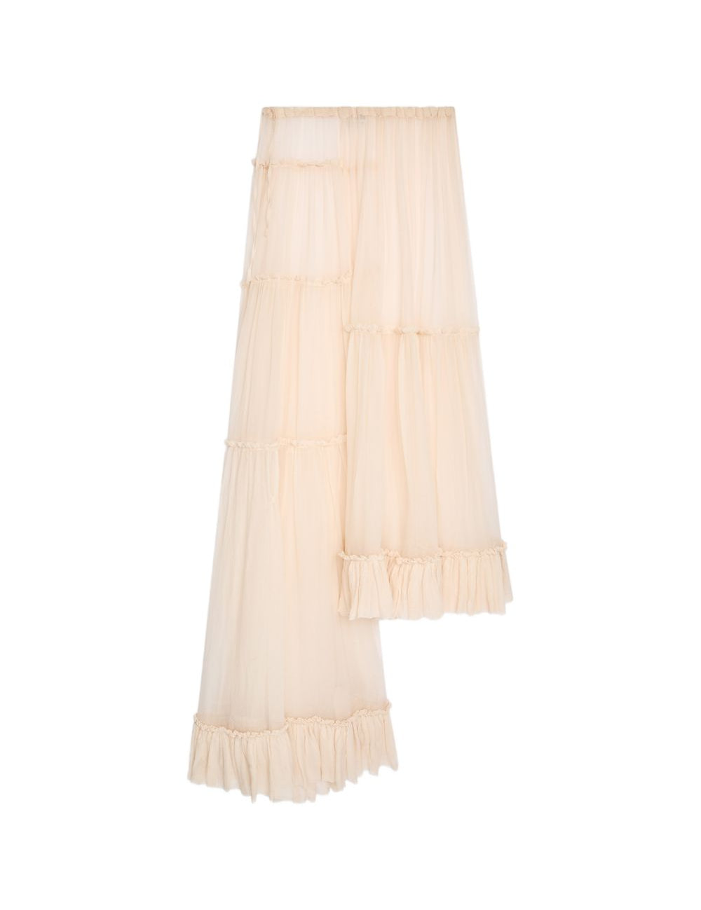 Gonna lunga asmmetrica in tulle sunia in beige Dries van noten - donna 