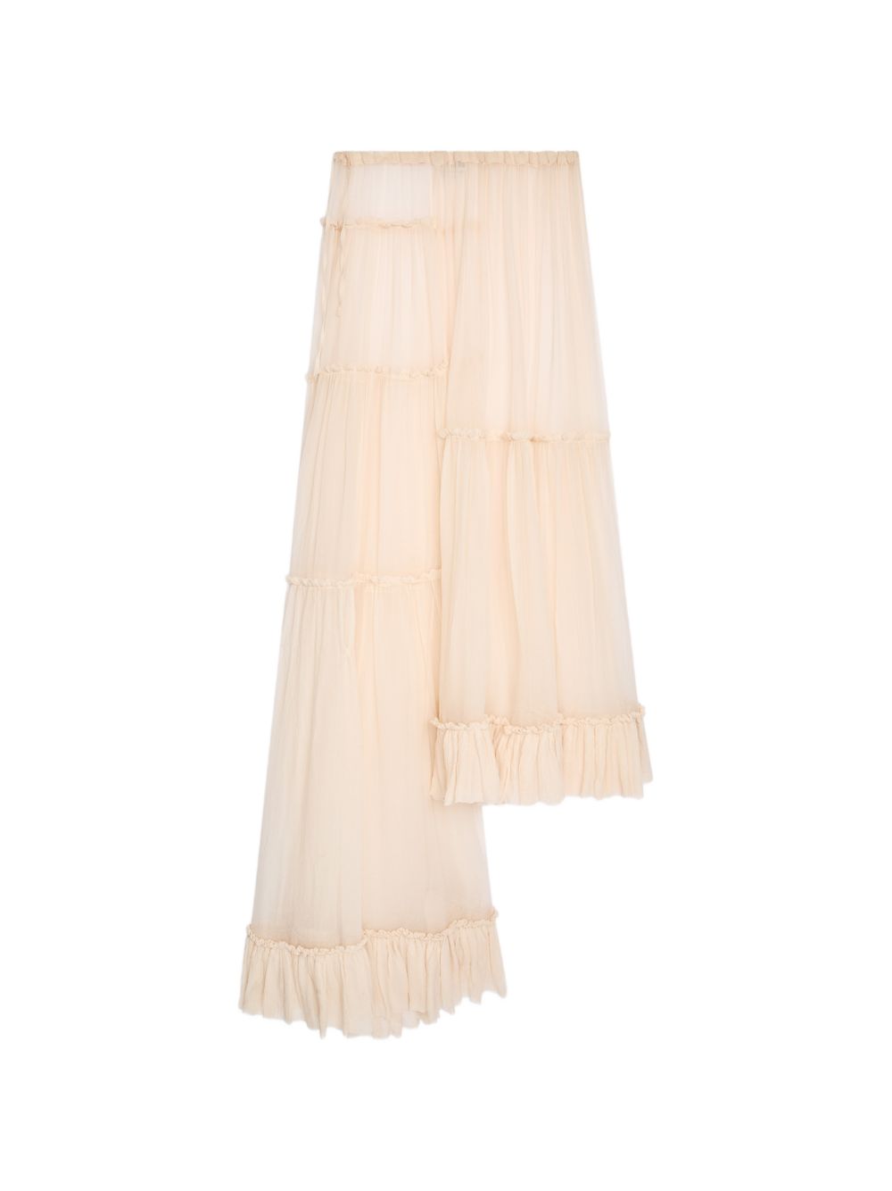 Gonna lunga asmmetrica in tulle sunia in beige Dries van noten - donna 