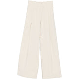 Pantaloni a gamba ampia  in beige Dries van noten - donna 