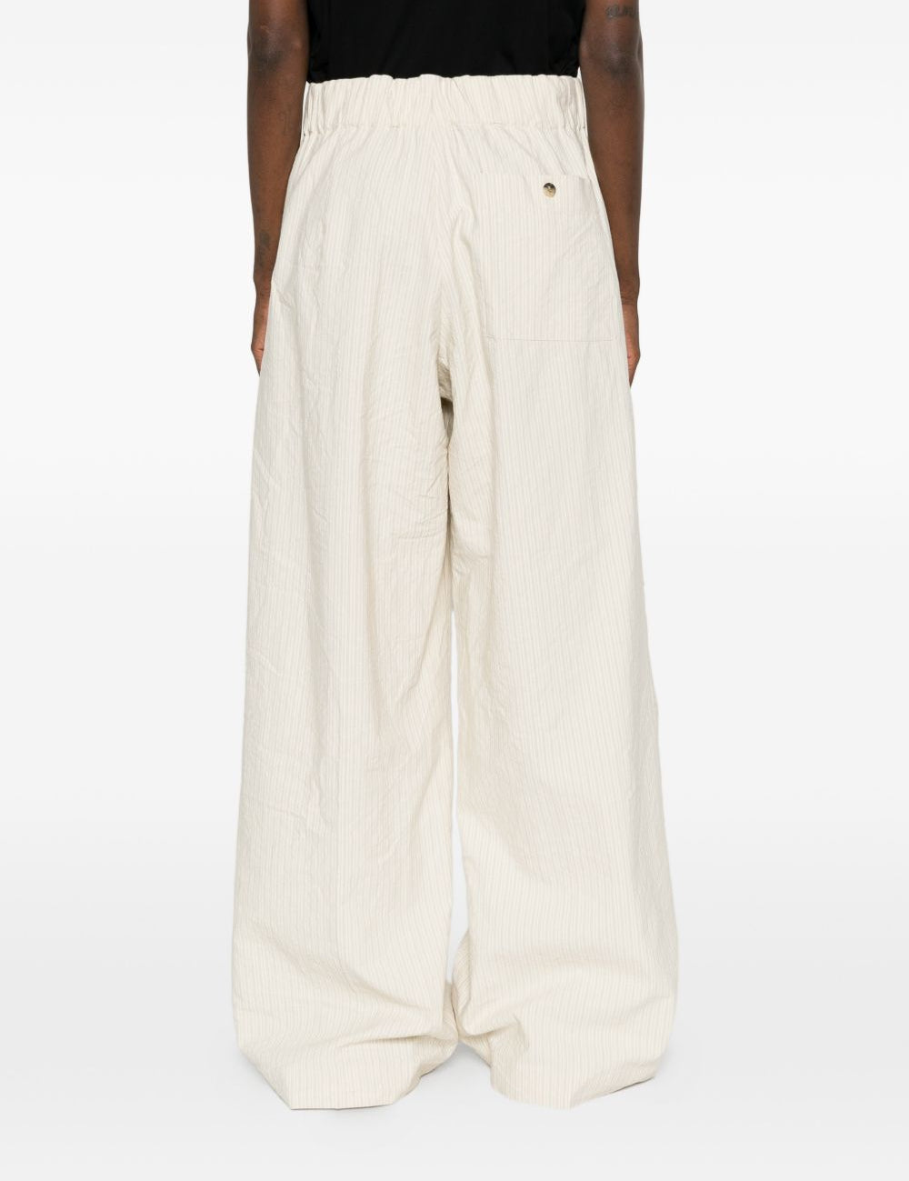 Pantaloni a gamba ampia  in beige Dries van noten - donna 