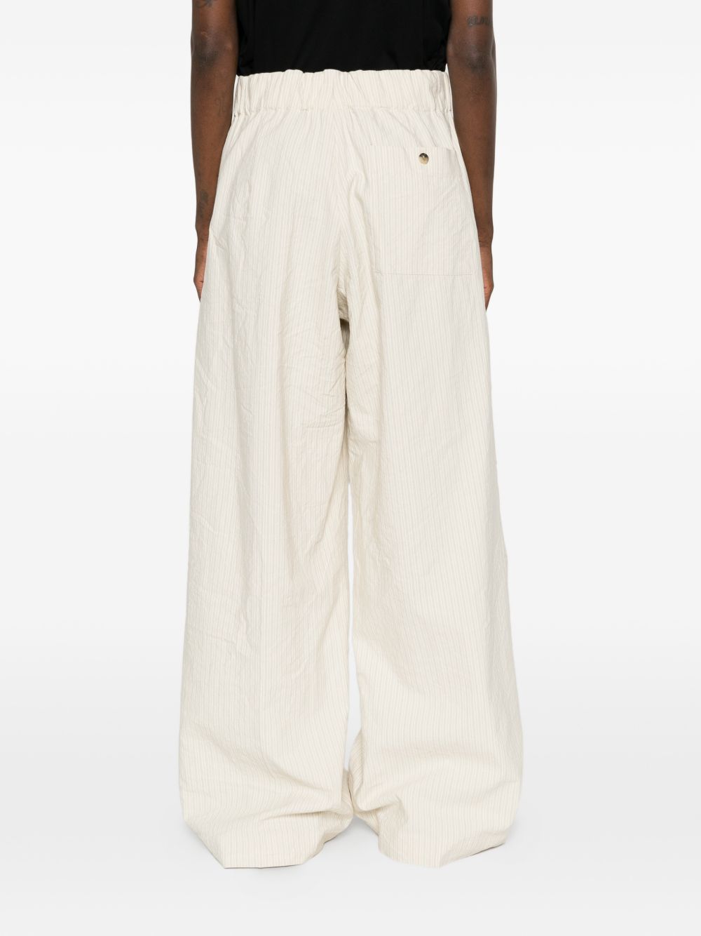 Pantaloni a gamba ampia  in beige Dries van noten - donna 