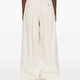 Pantaloni a gamba ampia  in beige Dries van noten - donna 
