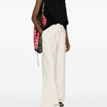 Pantaloni a gamba ampia  in beige Dries van noten - donna 