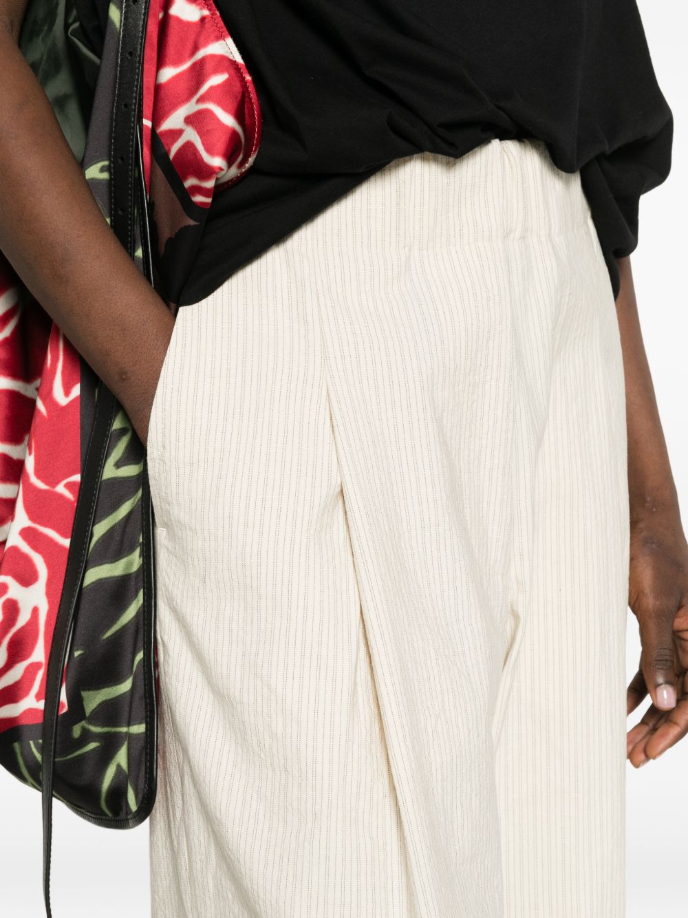 Pantaloni a gamba ampia  in beige Dries van noten - donna 