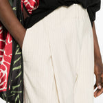 Pantaloni a gamba ampia  in beige Dries van noten - donna 